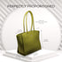 Naina 90 Feet Genuine Leather Lime Green Tote Bag